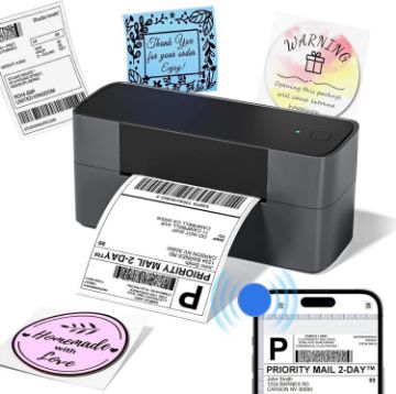 Phomemo PM245-BT Bluetooth Shipping Label Printer 1-4.6 Inch UK Plug - 1