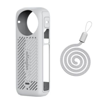 Insta360 X4 AMagisn Gray Silicone Protective Cover Case - 1