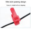 20pcs Red Nylon Tying Straps 12x250mm - Cable Storage Bundle - 5