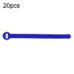 20pcs Blue T-Shape Nylon Data Cable Strap 12x150mm Binding Tie - 1
