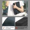 13" White Waterproof Shock-absorbing Laptop Sleeve Storage Bag - 6