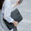 13" White Waterproof Shock-absorbing Laptop Sleeve Storage Bag - 9