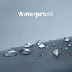 15" White Waterproof Shock-absorbing Laptop Sleeve Storage Bag - 5