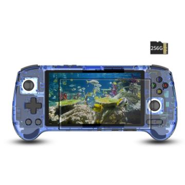 ANBERNIC RG556 Handheld Console Android 13, 5.48" AMOLED, 384GB Blue - 1