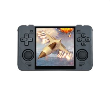 POWKIDDY RGB30 4" IPS Handheld Game Console WiFi Bluetooth 80GB Black - 1