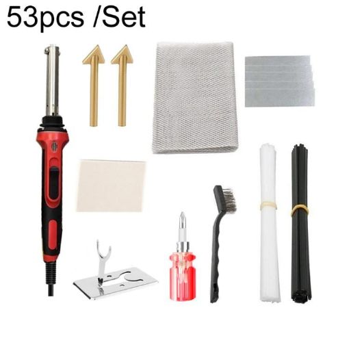 53pcs Car Bumper Repair Kit - Plastic Parts Tool Set, EU Plug - 1