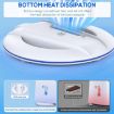 Sony PS5 Slim IPEGA Vertical Cooling Base Holder - Colorful White - 5