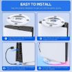 Sony PS5 Slim IPEGA Vertical Cooling Base Holder - Colorful White - 6