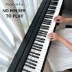 Removable Silicone Piano Notes Guide for 88-Key Keyboard, White Text - 7