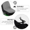 15" Heavy-Duty Agricultural Vehicle Lawn Mower Seat Dust Cover - 3