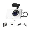 64MP HD CCD Digital Camera with WiFi & Microphone - White - 1
