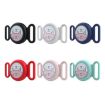 AirTag Pet Collar Locator Case - Waterproof Silicone Cover (White) - 3