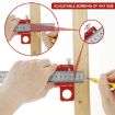 Fonson Woodworking Marking Square Ruler Measuring Tool - Main Body - 6