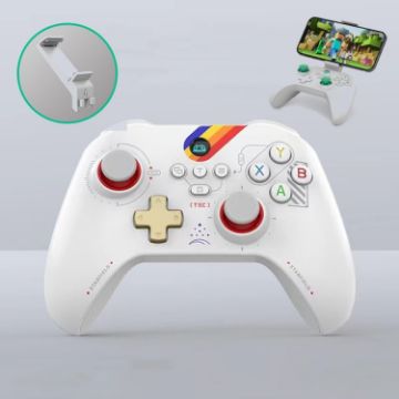Z03 Wireless Bluetooth Game Controller for Switch/IOS/Android/PC/PS3/PS4 - Star White - 1