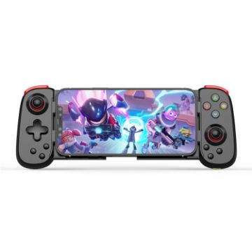 Stretchable Bluetooth Game Controller for Switch/PC/iOS/Android - Black - 1