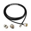 2m BNC Male to UHF Male RG58 Adapter Cable - 2