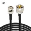 5m BNC Male to UHF Male RG58 Adapter Cable - 1