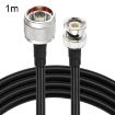 1m N Male to BNC Male RG8X RF Coaxial Cable - 1