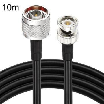 10m N Male to BNC Male RG8X RF Coaxial Cable for Reliable Connection - 1