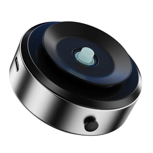Silver Magnetic Car Phone Mount - Suction Cup Dashboard Bracket Holder - 1