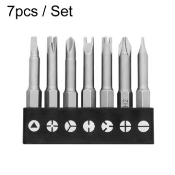 7pcs Chrome Vanadium Steel Profile Bit Set for Appliance Repair - 1
