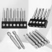 7pcs Chrome Vanadium Steel Profile Bit Set for Appliance Repair - 8