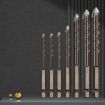 5mm Hex Shank Spiral Flute Drill Bits for Glass Tile - Four Edge Drivers - 2