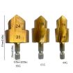 Hexagonal Shank PPR Step Drill Bits Leak Repair Tools, Model #32 - 3