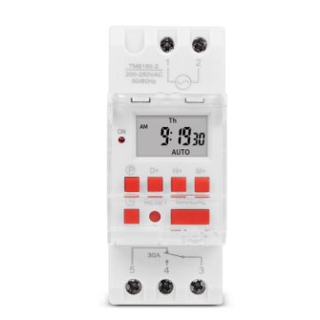 SINOTIMER TM919B-2 220V 30A Programmable Digital Timer Switch Controller - 1