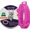 Pink Flea and Tick Collar for Dogs and Cats, 38cm with Aluminum Case - 1