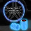 Luminous Tire Valve Caps 4pcs Set - Pink White Skull for Car/Motorcycle - 7