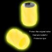 Luminous Car Motorcycle Tire Valve Caps 4pcs Set - Yellow Sports Car - 6