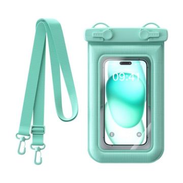 Waterproof Floating Phone Case IPX8 Shock Absorption - Mint Green - 1