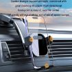 Black Telescopic Car Suction Cup Dashboard Phone Holder - Auto Lock - 3