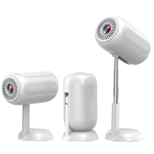 TS-6 Android 11 WiFi6 4K Mini Projector with Hidden Lift Gimbal (EU Plug) - 1