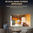 TS-6 Android 11 WiFi6 4K Mini Projector with Hidden Lift Gimbal (White) - 9