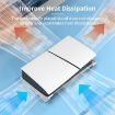 PS5 Slim STARTRC Horizontal Placement Bracket Cooling Base (White) - 4
