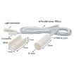 Closet Cabinet Human Sensor Switch, Integrated Split Control - White - 2