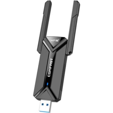 COMFAST CF-983BE WiFi7 Tri-Band 6500Mbps USB Network Adapter - 1