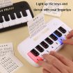 Kids Electronic Piano - Early Learning Music Toy for Boys & Girls (Black) - 6