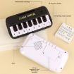 Kids Electronic Piano - Early Learning Music Toy for Boys & Girls (Black) - 7