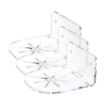 3pcs Acrylic Wall Mount Bracket for Baby Monitor/Camera/Speaker YX135 - 1