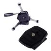 Quick Release Plate for WeiFeng/YUNTENG/Sony Tripod Heads 3.5cm - 4