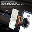 AIMITE C2 Car Vacuum Magnetic Rotatable Phone Holder - Silver - 8