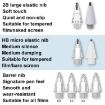 Huawei M-Pencil 2/3 Replacement Nibs 2B White - Mute Damping Anti-slip - 7