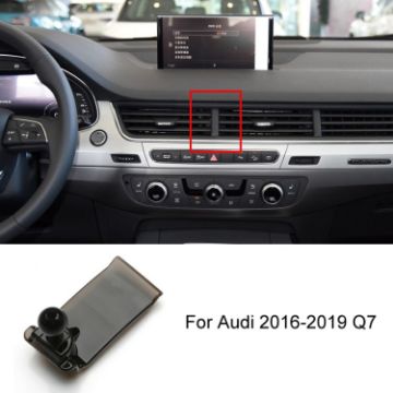 Audi Q7 16-19 Left Driving Car Phone Holder Mounting Base - 1