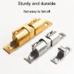 Medium Silver Magnetic Spring Buckle Ball Door Sucker - 2pcs Cabinet - 5