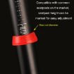 10pcs Red Waterproof Dustproof Bike Seatpost Covers for 30-35mm - 6