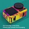 DJI Action 4 Camera Stickers AC4-09 Circuit Black Photo Frame Accessory - 6