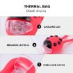 Ladybug LED Bicycle Headlight - Blue Shell, Red Light, Silicone - 4